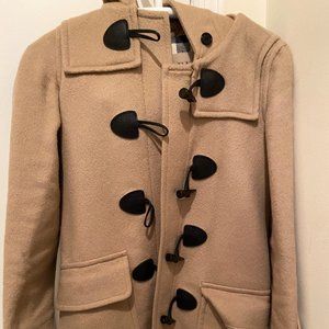 Burberry Brit Toggle Front Wool Coat